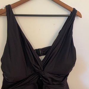 Black 1 Piece Swim Suit
